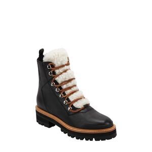 Marc Fisher 'Izzie' Genuine Shearling Lace-Up Boot Size 9